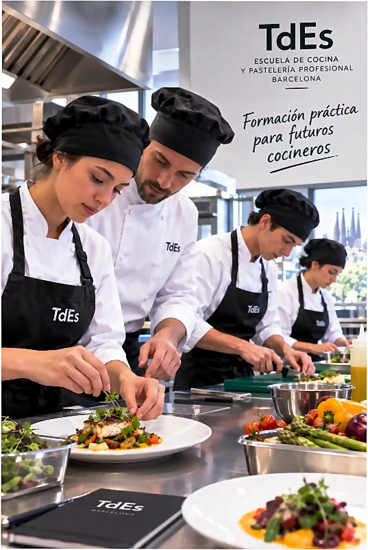 Formación práctica para futuros cocineros