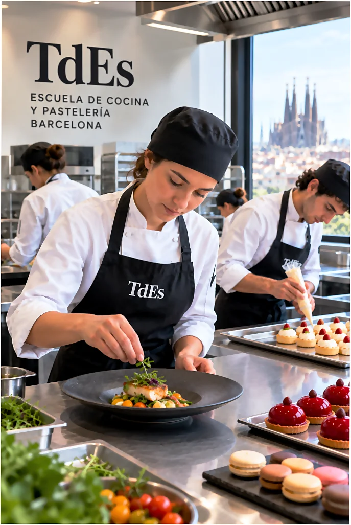 Escuela de cocina y pastelería profesional TdEs en Barcelona