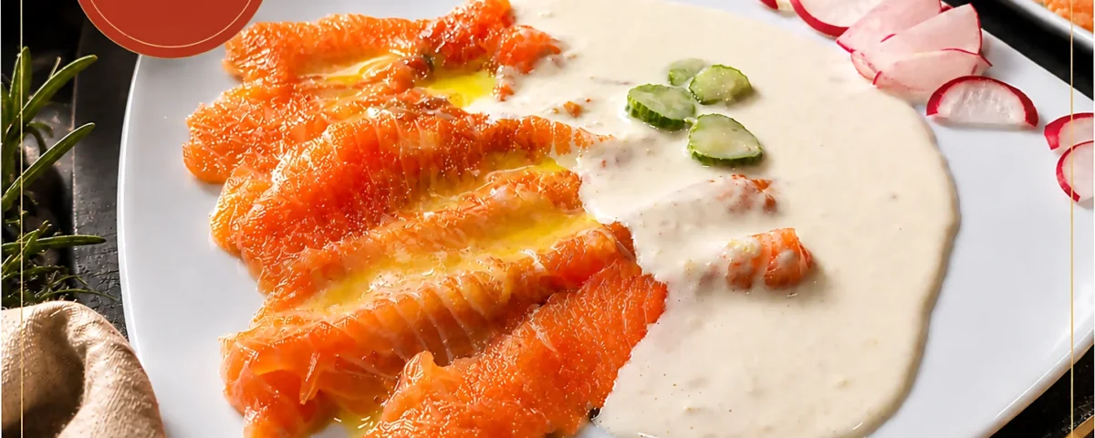 Receta de carpaccio de salmón con citricos. TdEs Barcelona