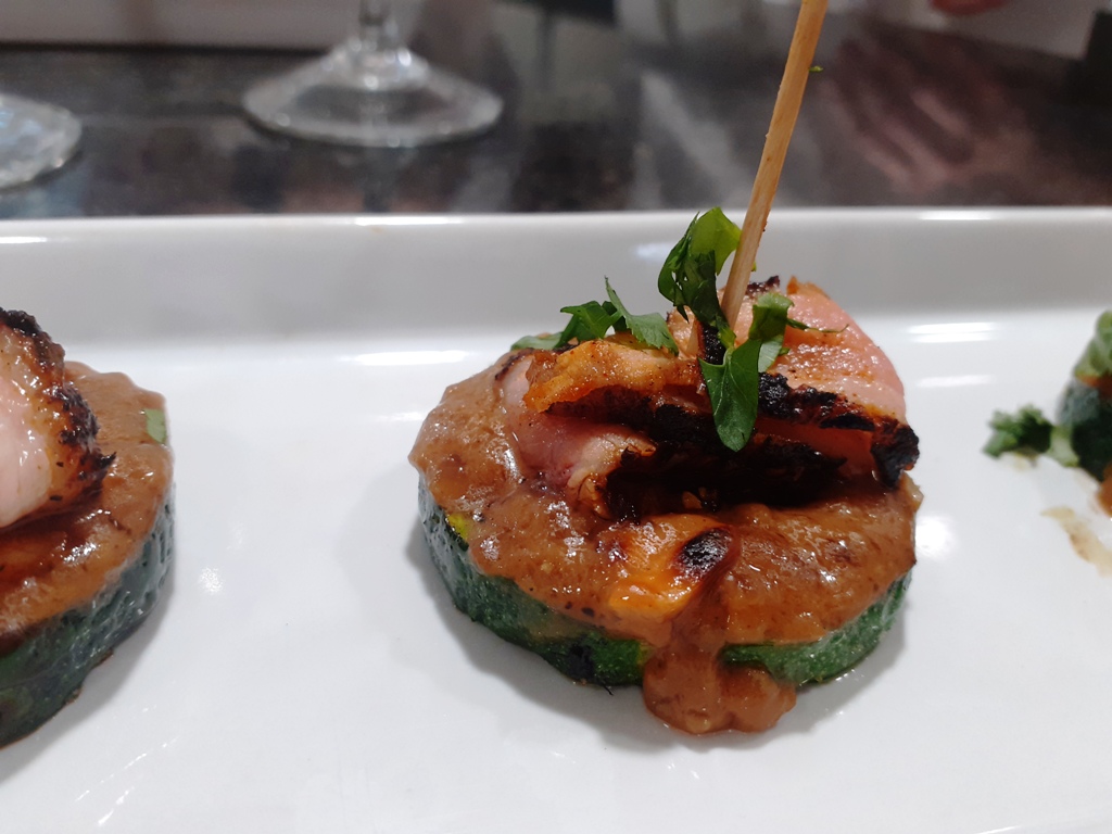 Secreto iberico con calabacin y especias