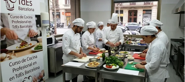 Curso de cocina profesional en TdEs Barcelona