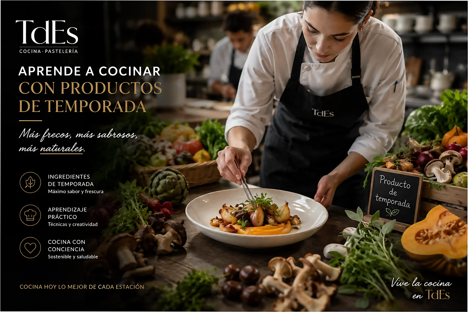 Aprender a cocinar con productos de temporada