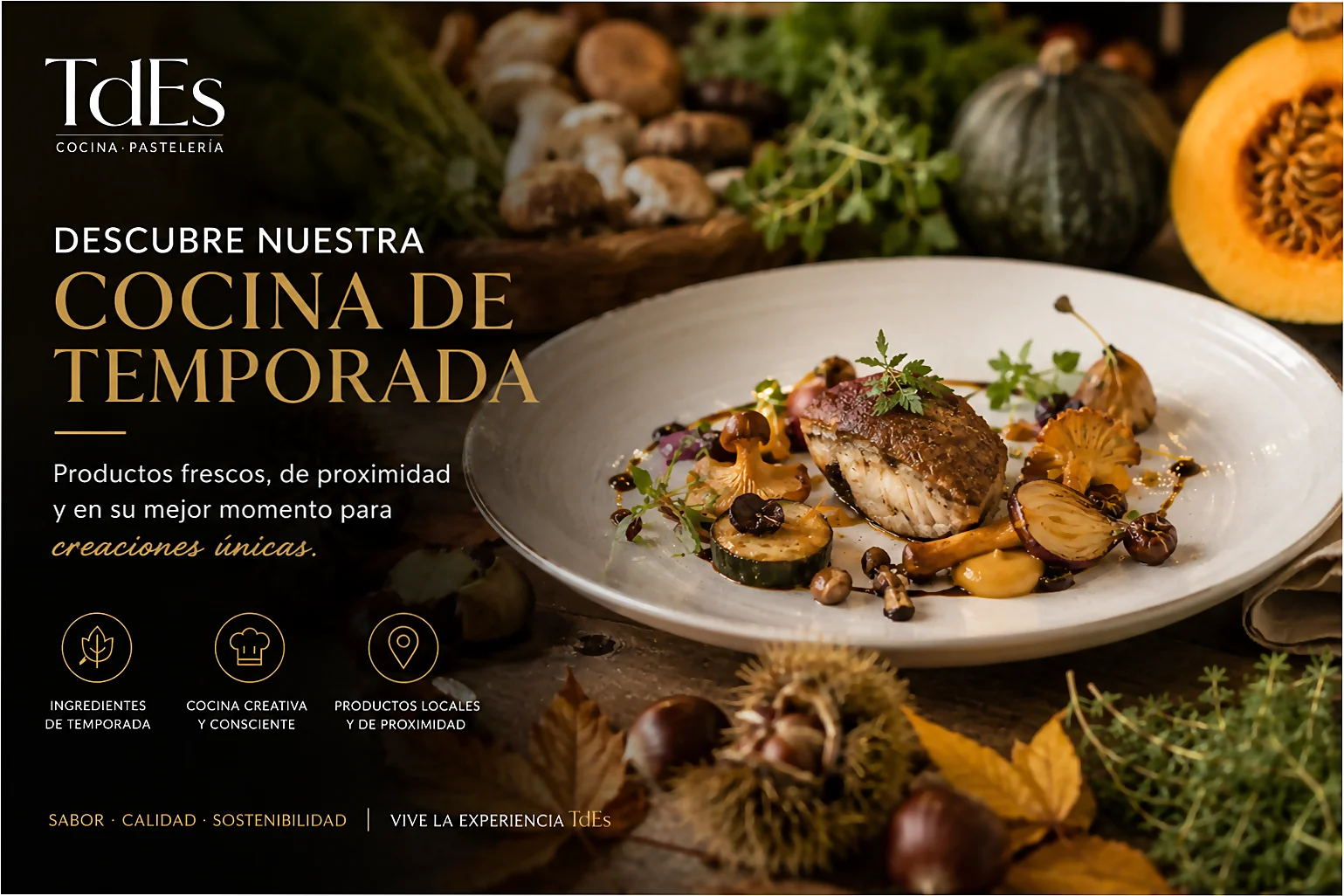 Descubre nuestra cocina de temporada
