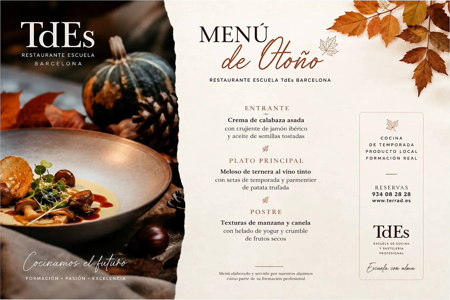 Menu expres otono TdEs Barcelona.
