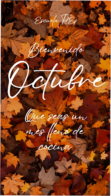 Bienvenido a los cursos de cocina y pasteleria de Otoño para principiantes y aficionados