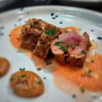 Receta de secreto ibérico con romesco