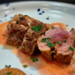 Receta de secreto ibérico con romesco