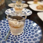 Receta de mousse de coco con tartar de calamares