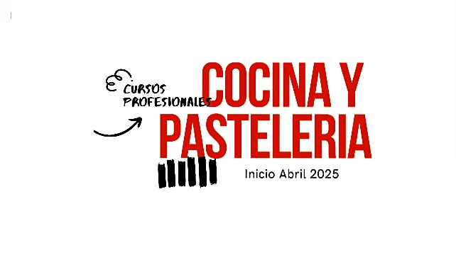 Cursos de cocina y pasteleria abril 2025