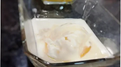 Receta de Helado de chocolate blanco elaborado por los alumnos de la Escuela TdEs