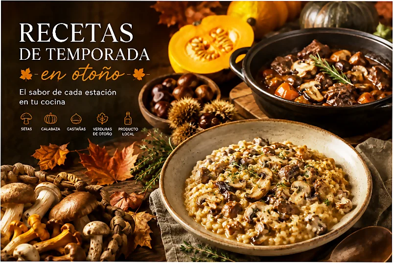 Recetas de temporada en otoño en los cursos de cocina TdEs
