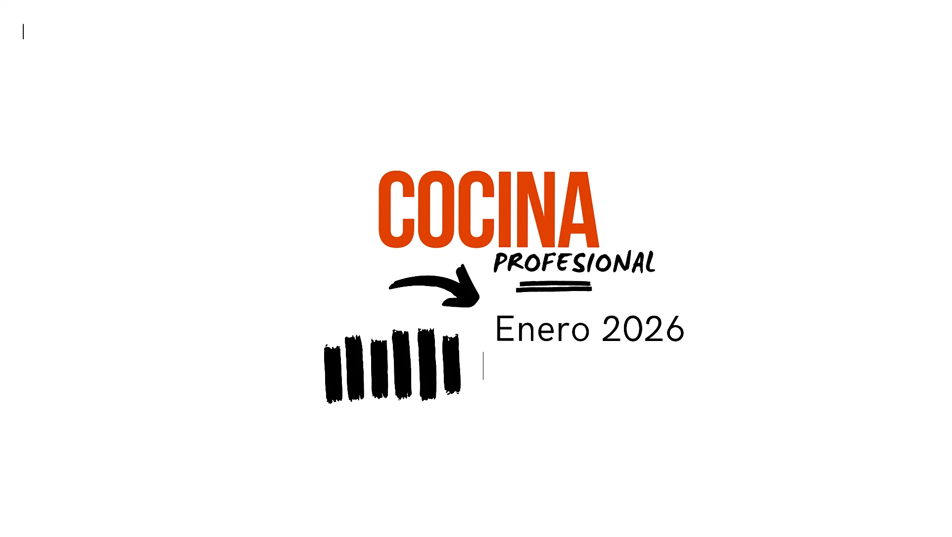 Cursos de cocina profesional enero 2026