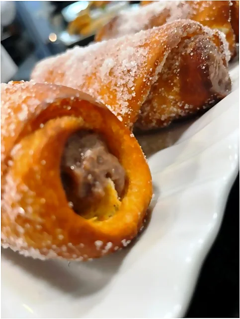 Canutillos de chocolate