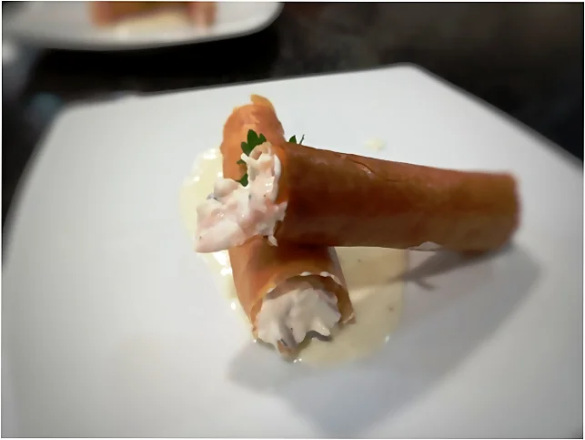 Canelones de salmón