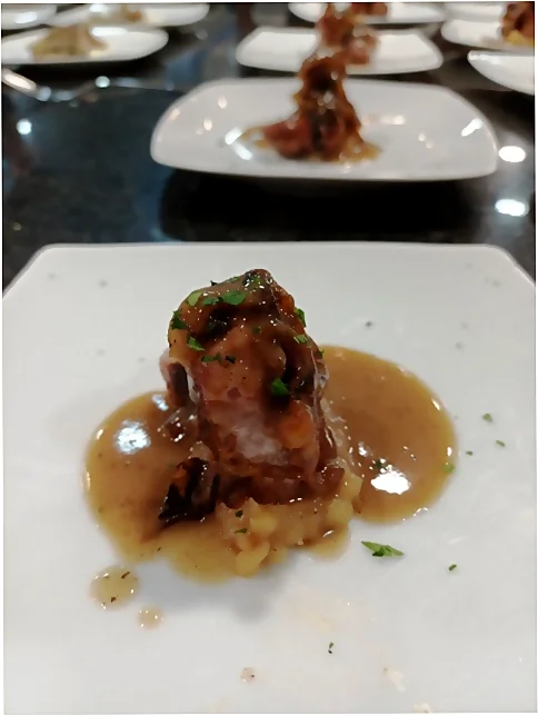 Butifarra con manzana