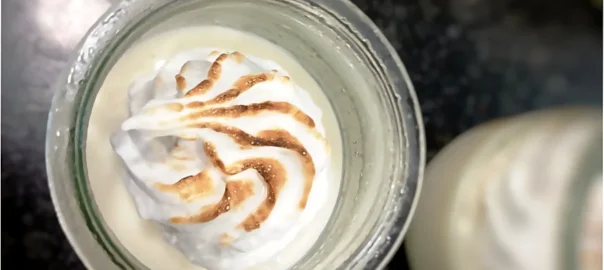 Receta de Blanco de coco y plátano. Cursos de cocina para principiantes