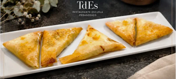 Briouates de calabaza y jengibre. Cursos de pasteleria en TdEs