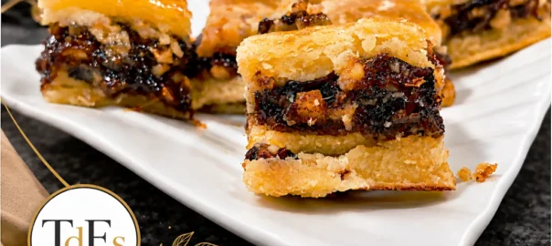 Receta de pastel de datiles y nueces. Cursos para principiantes