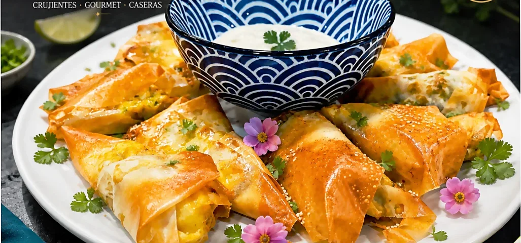Recetas de briouates de pollo al curri. Cursos para aficionados