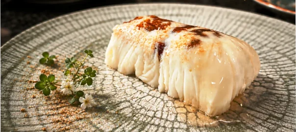 Flan de queso de cabra con dátiles. Cursos de cocina