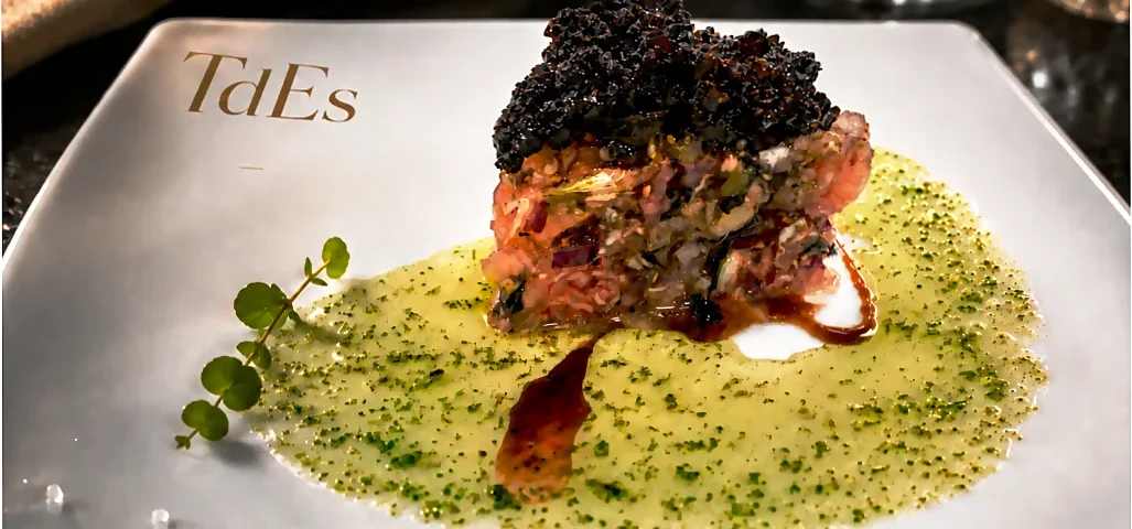 Tartar de brevas y sardinas. Cursos de cocina para adultos