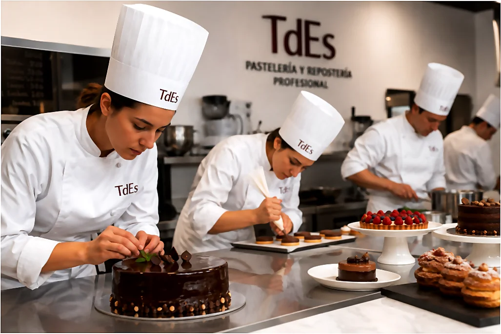 Cursos de pastelería y repostería profesional en TdEs Barcelona