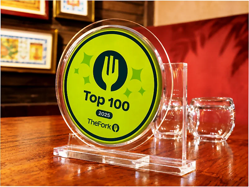Premios Top 100 TheFork Restaurante Escuela Pedagógico TdEs en Barcelona