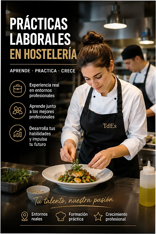 Aprende cocina y pasteleria en un entorno profesional real