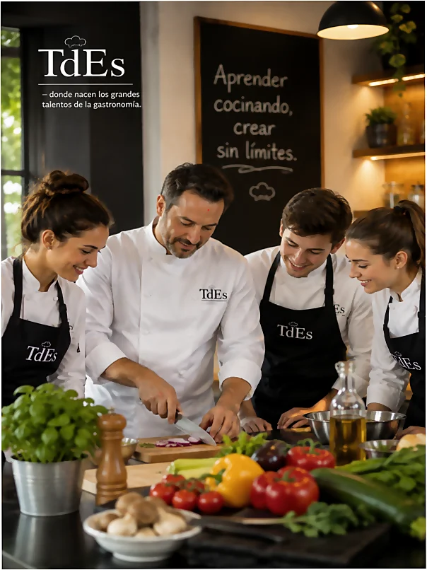 Aprender cocina y pasteleria con practicas profesionales