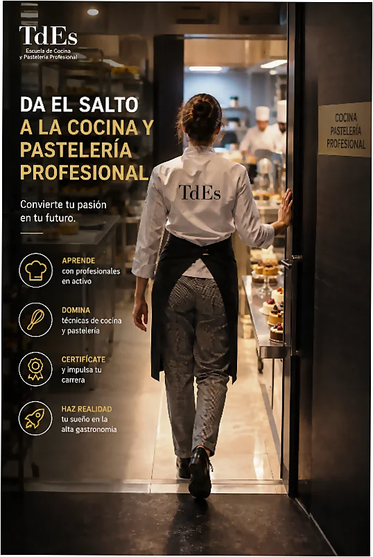 Da el salto a la cocina y pastelería profesional