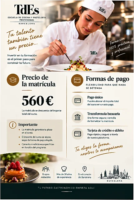 Formas de pago de matrícula