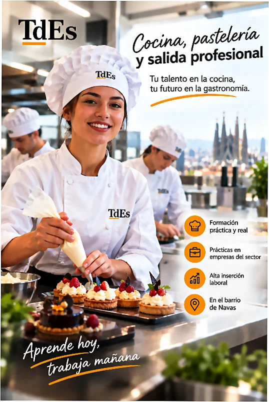Cocina, pastelería y futuro profesional